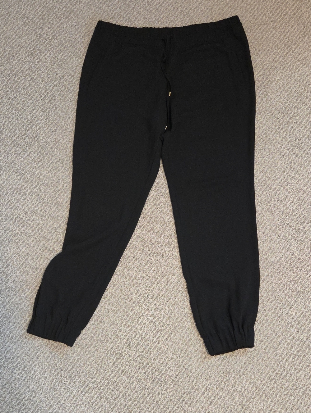 Black Cozy Jogger Pants